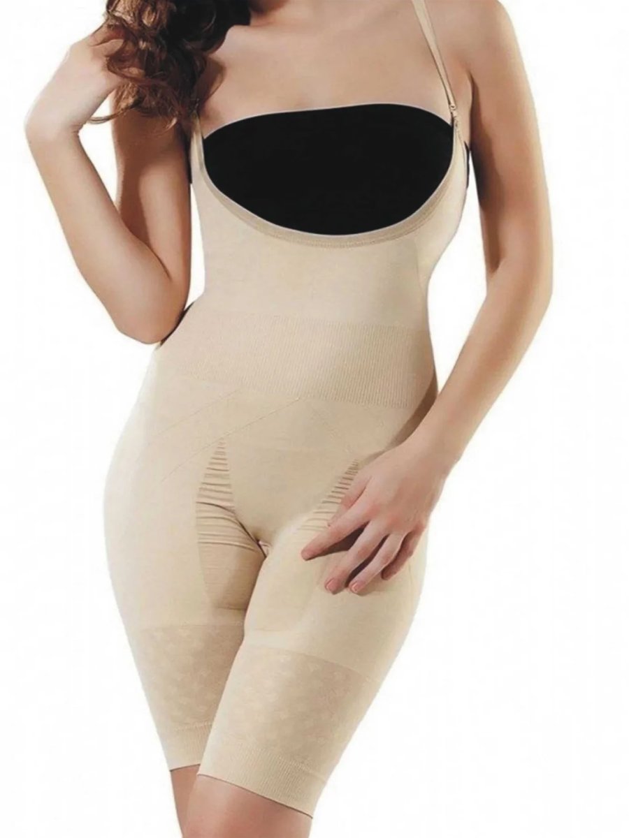 Double layer full stomach body shaper, Skin color