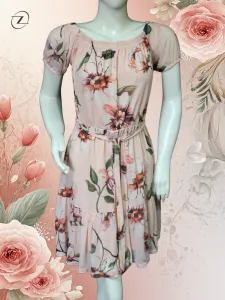 Floral Printed Short Nighty