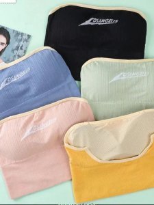 Sports Bra Camisole Style Clear Straps for Women