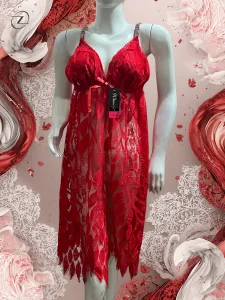 Women Lace Transparent Attractive Nighty