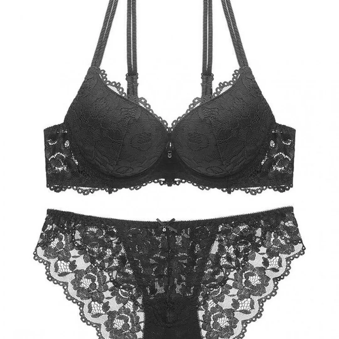 womens sexy lace bra set